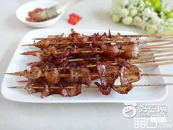 烤猪皮串