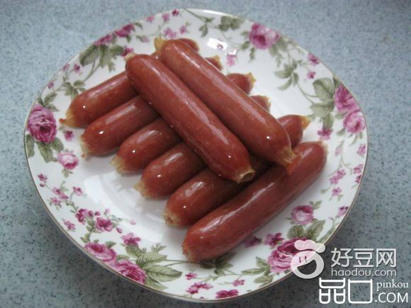 烤箱版烤香肠