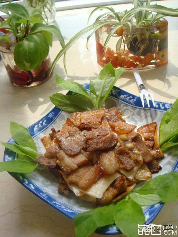 杏鲍菇烤五花肉