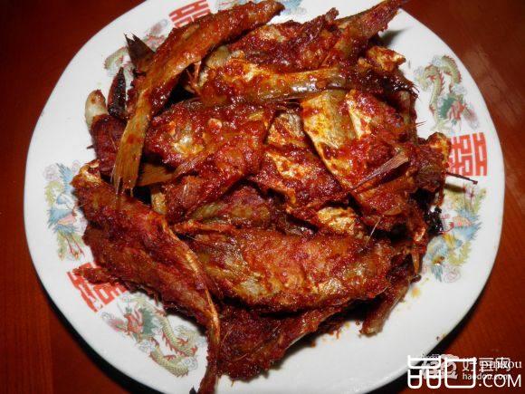 香辣烤黄花鱼