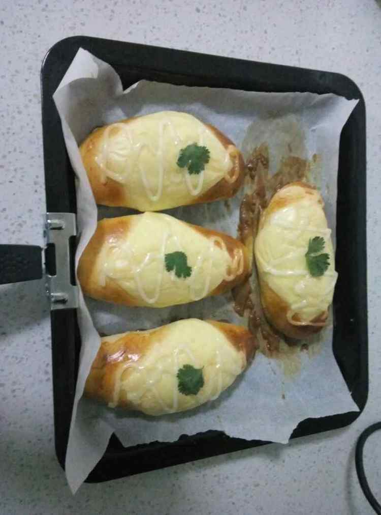肉松芝士面包步骤13
