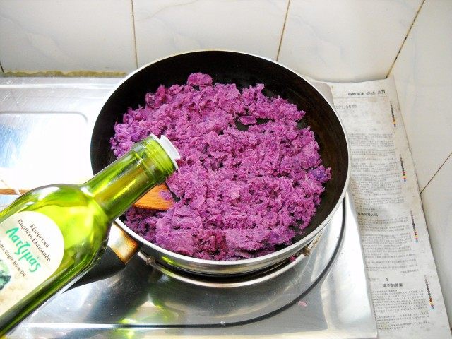 紫薯花朵面包步骤10