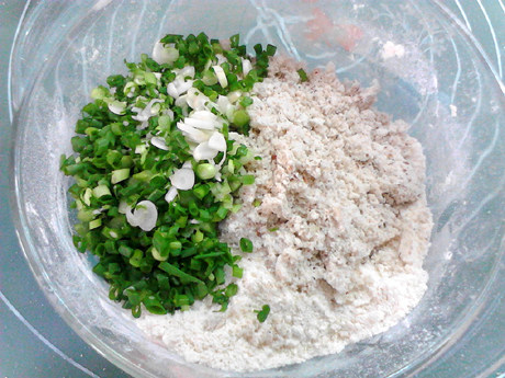 葱香菠萝蜜核咸司康步骤6