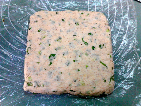 葱香菠萝蜜核咸司康步骤9