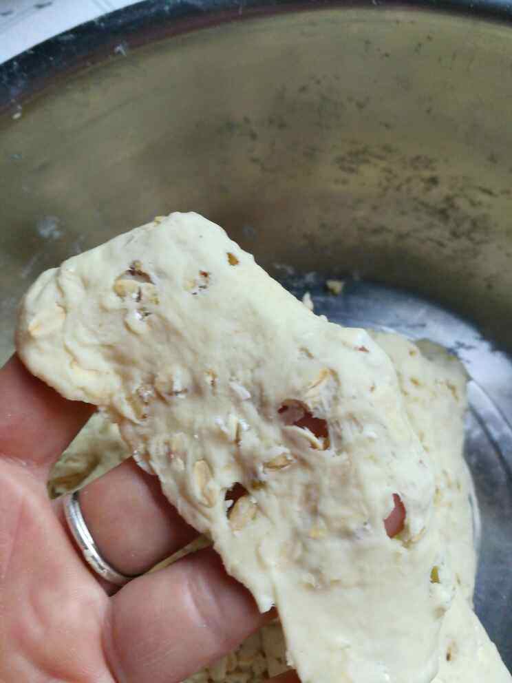 燕麦片面包步骤2