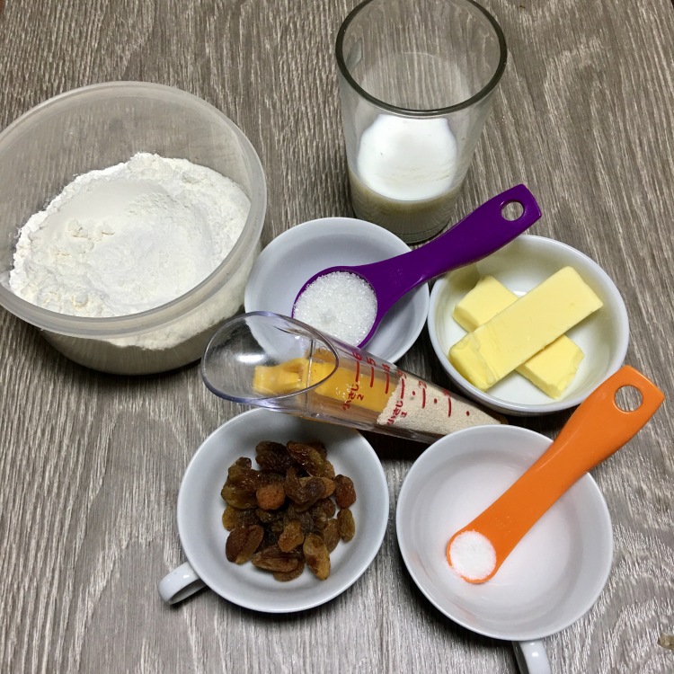 酵母版司康步骤1