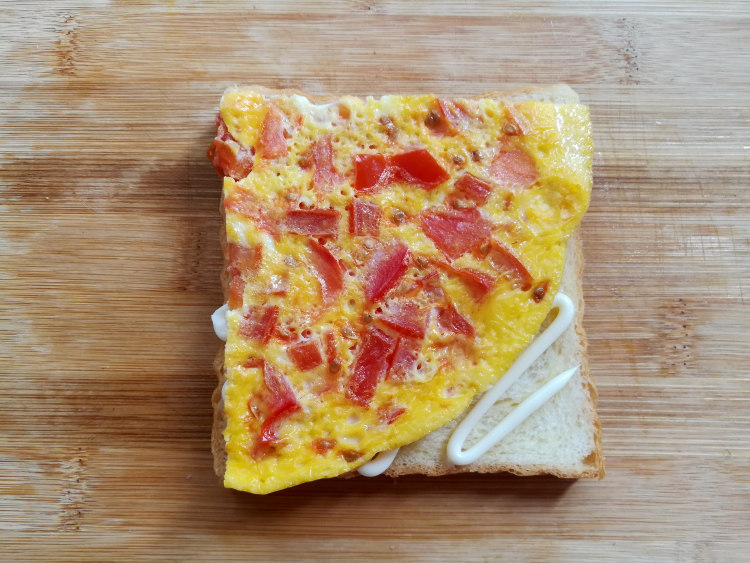 番茄鸡蛋三明治步骤10