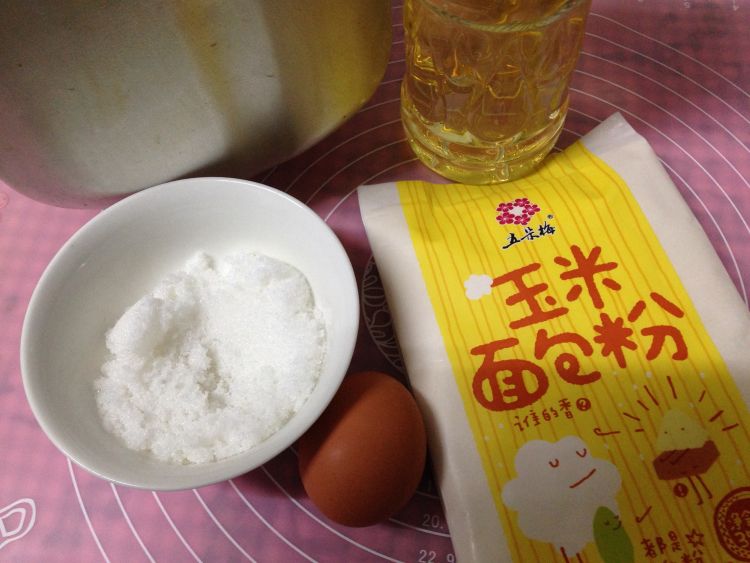 玉米粉吐司面包步骤1