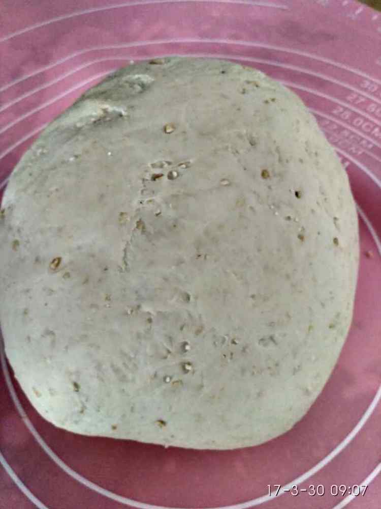 牛奶燕麦面包步骤4