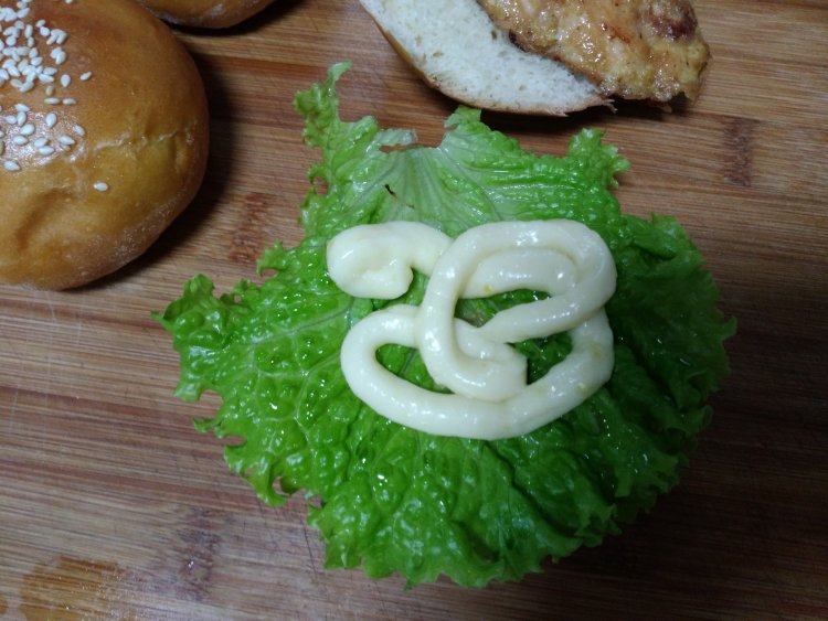 鸡肉汉堡步骤15