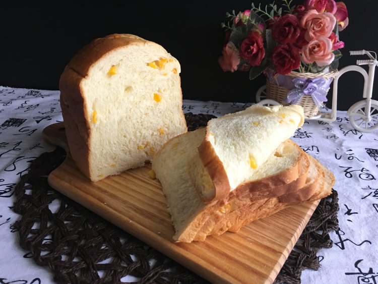 面包机版玉米吐司步骤14