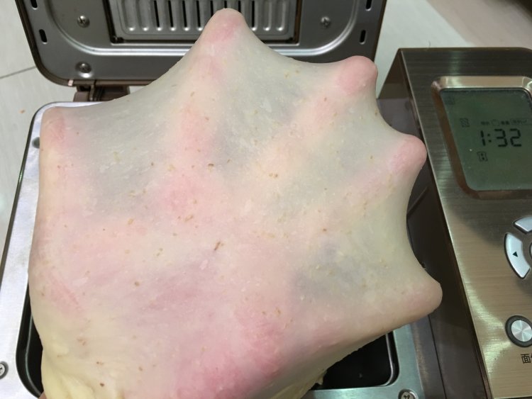 燕麦辫子花环汉堡面包步骤2