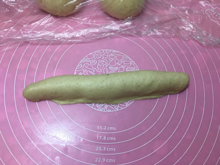 燕麦辫子花环汉堡面包步骤8