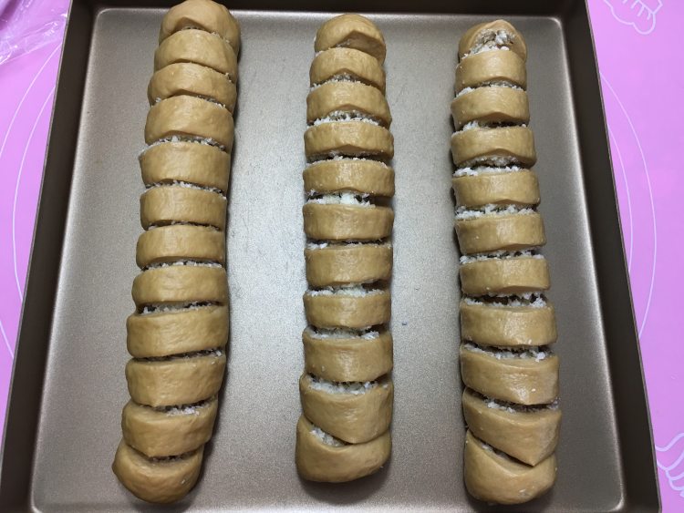麦穗椰蓉面包步骤18