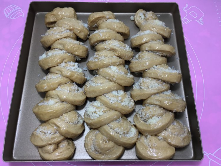麦穗椰蓉面包步骤20