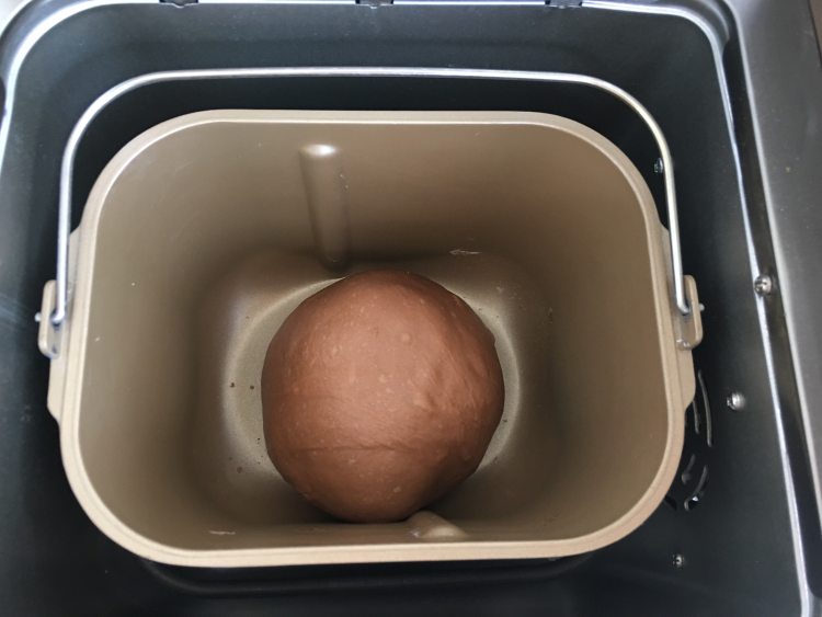 麻薯夹心可可味软欧步骤6