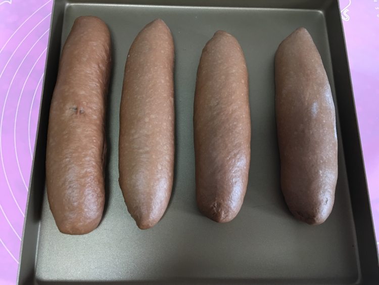 麻薯夹心可可味软欧步骤12