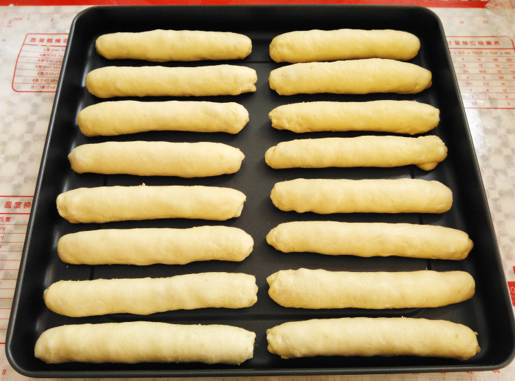 肉松牛奶排包步骤9