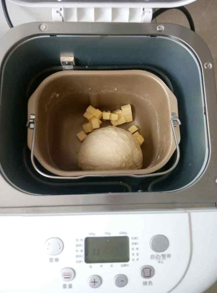 马苏里火腿面包步骤2