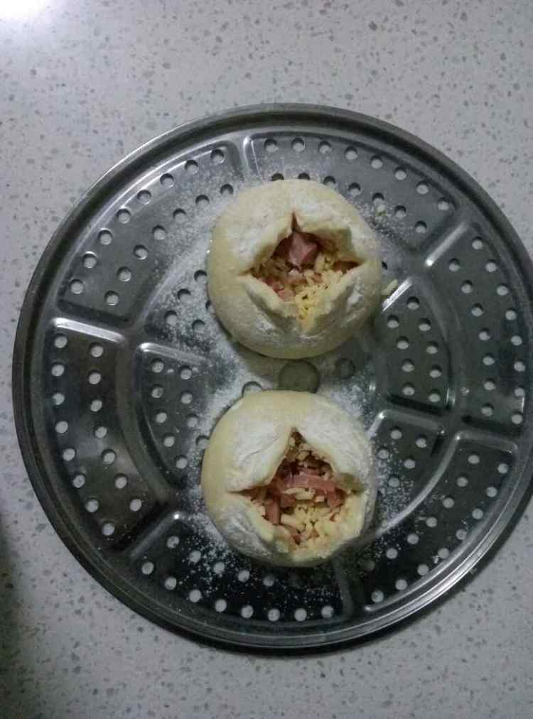 马苏里火腿面包步骤13