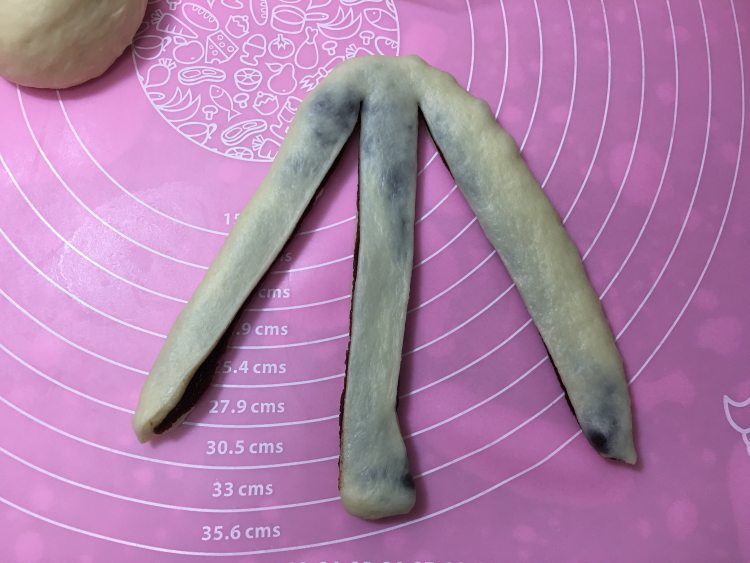 汤种法豆沙馅辫子面包步骤11
