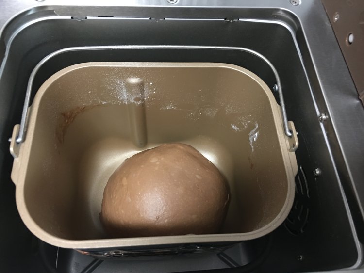 可可味蔓越梅奶酪包步骤8