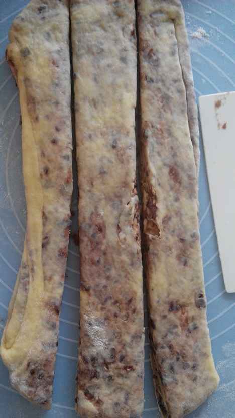 快手豆沙包步骤13