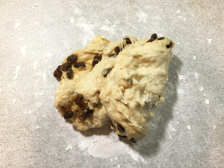 免揉的果干优格面包步骤11