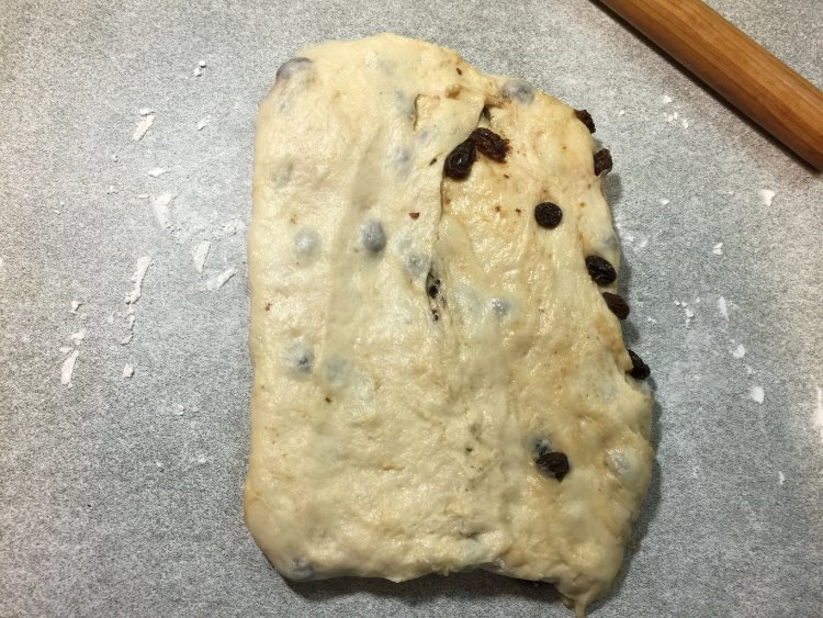 免揉的果干优格面包步骤12