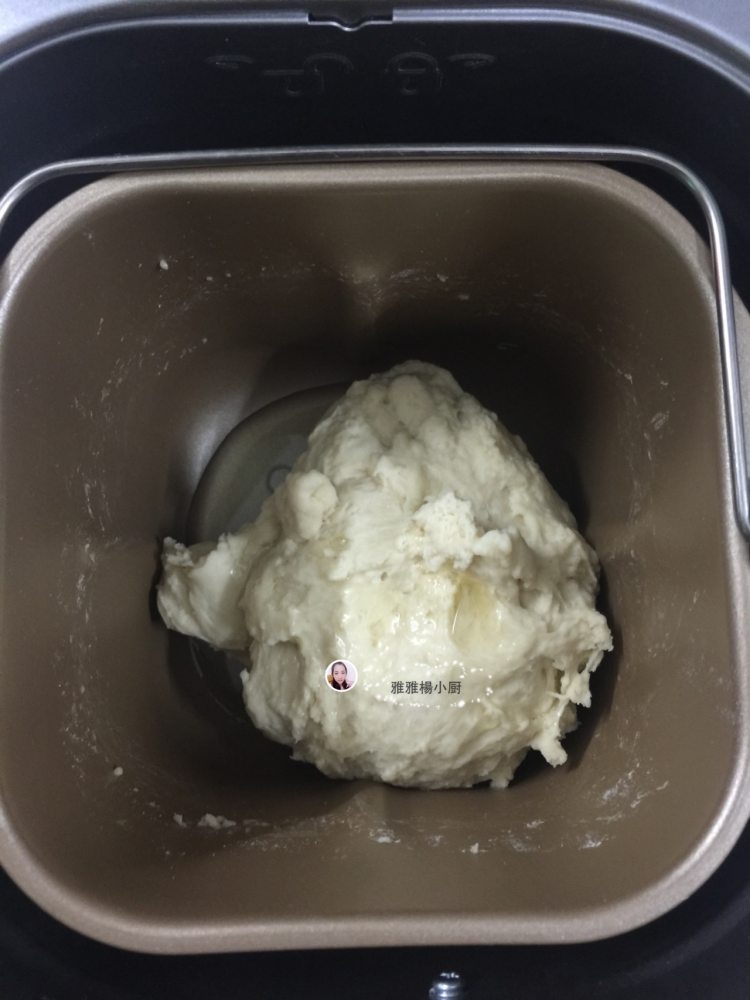 花生酱挤挤卡通汤种面步骤4