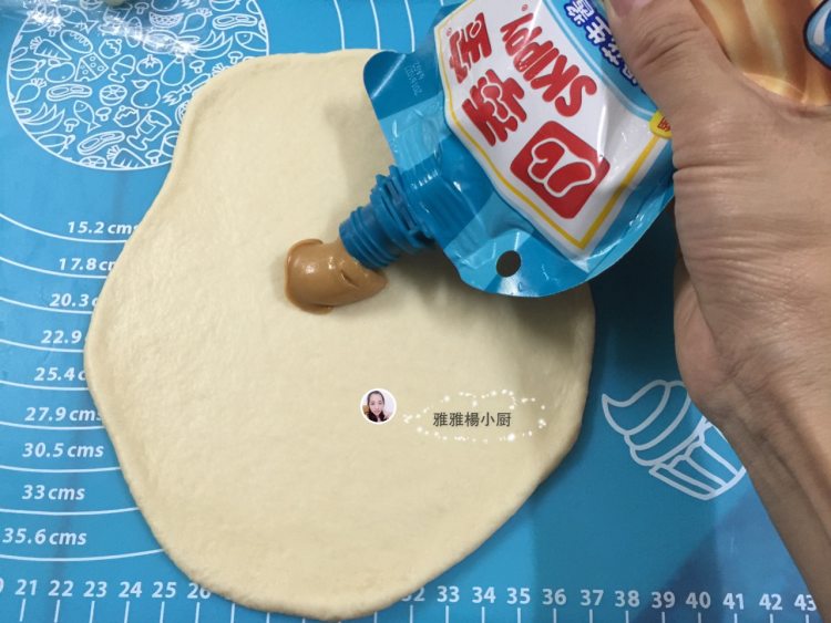 花生酱挤挤卡通汤种面步骤10