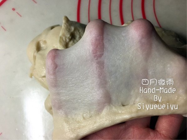 圣诞树千层豆沙面包步骤2