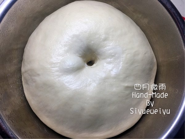 圣诞树千层豆沙面包步骤4