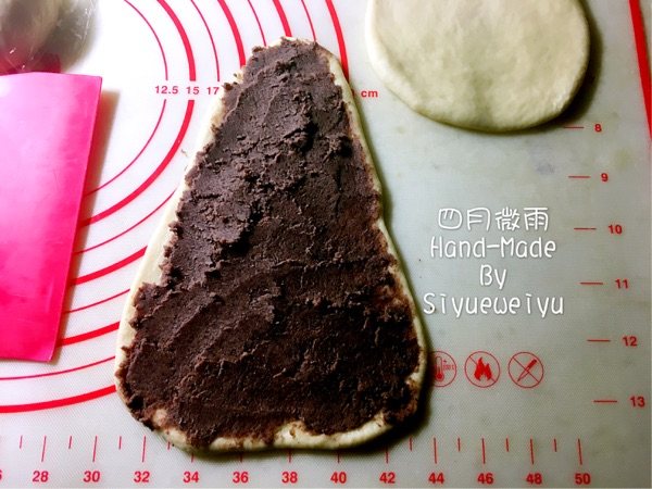 圣诞树千层豆沙面包步骤9