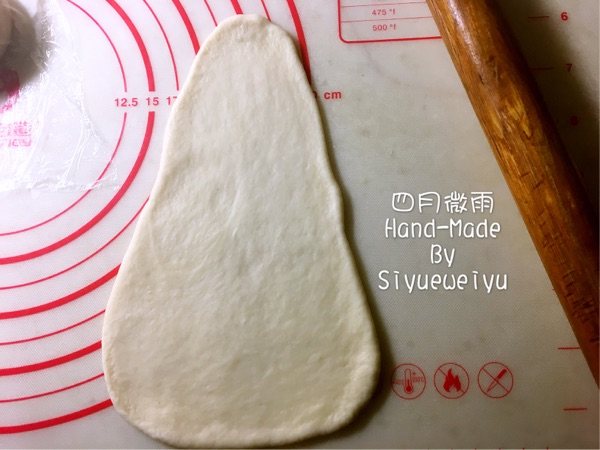 圣诞树千层豆沙面包步骤8