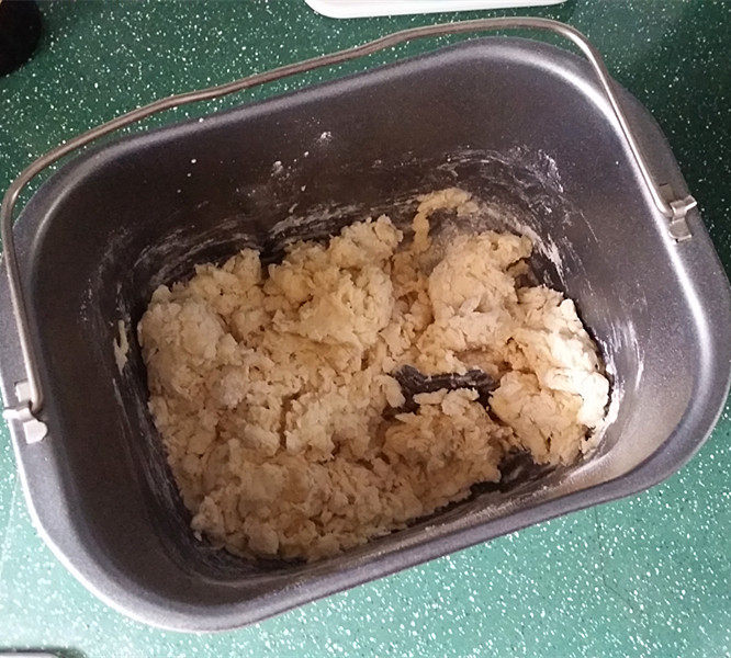 香蕉牛奶胡麻油面包（步骤3