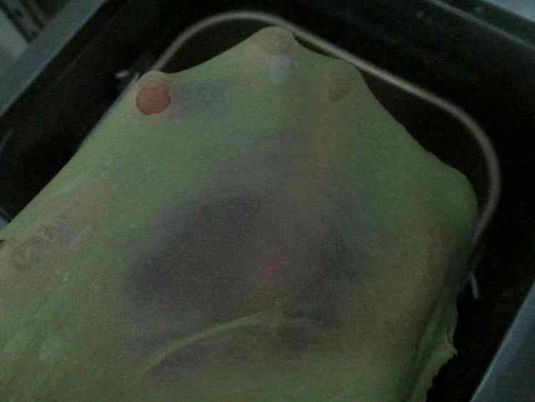 抹茶圣诞树面包#甜蜜步骤3