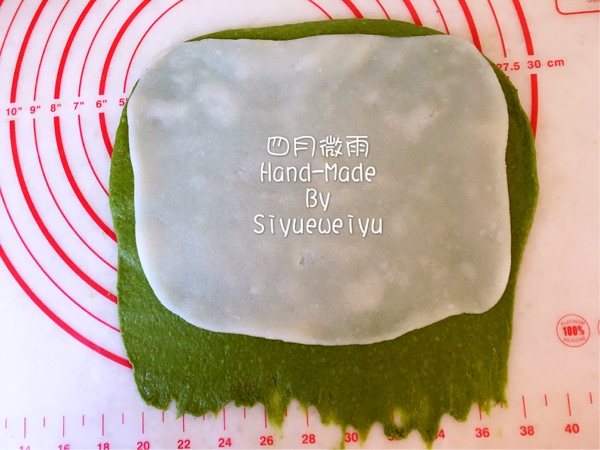 抹茶麻薯软欧包步骤9