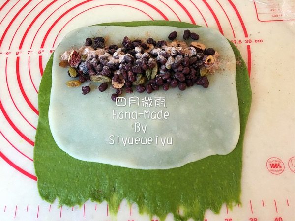 抹茶麻薯软欧包步骤10