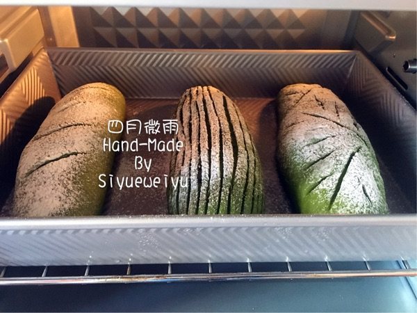 抹茶麻薯软欧包步骤16
