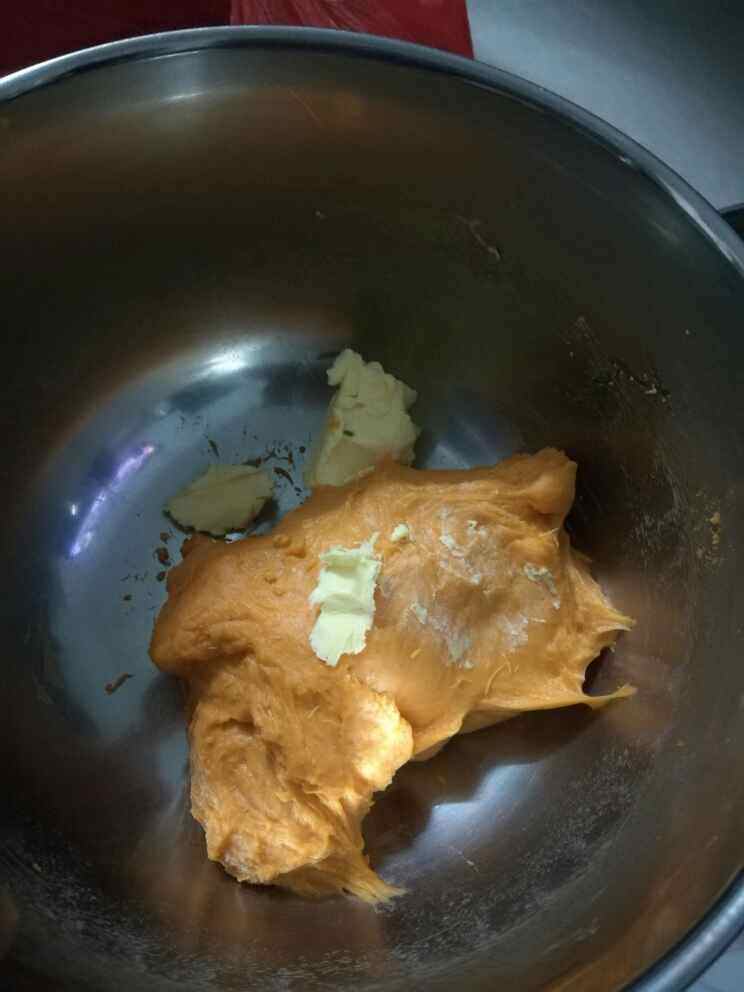 黄金奶酪肉松卷步骤1