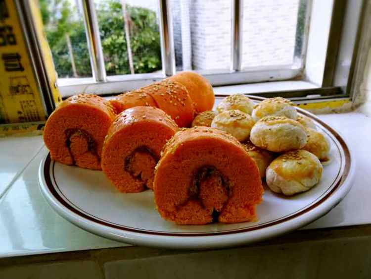 黄金奶酪肉松卷步骤16