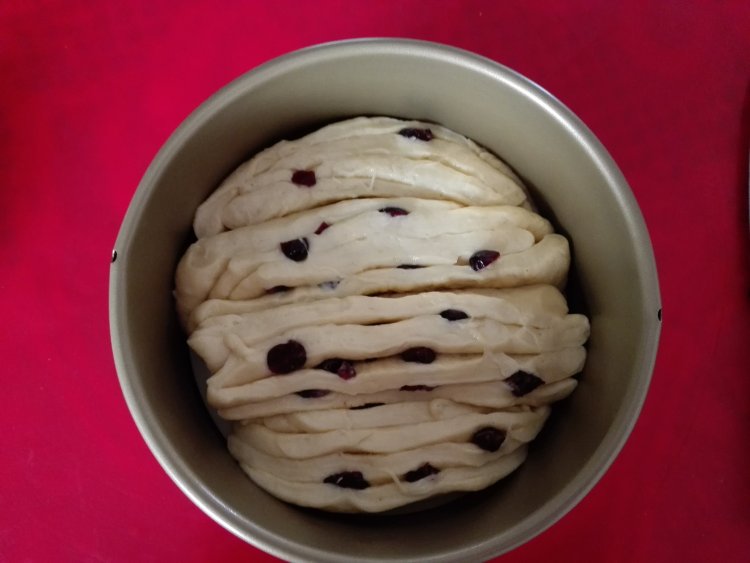 蔓越莓手撕包步骤8