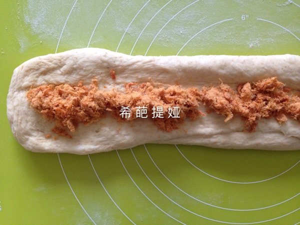 全麦肉松面包步骤4