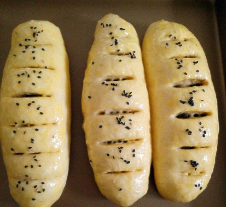 黑芝麻排包步骤7