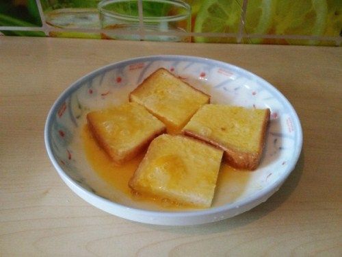 燕麦胚煎鸡蛋面包片步骤5