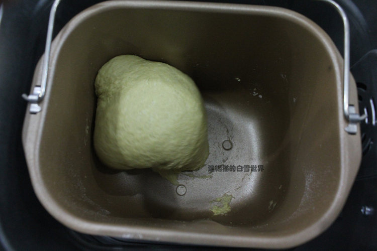抹茶红豆吐司步骤4