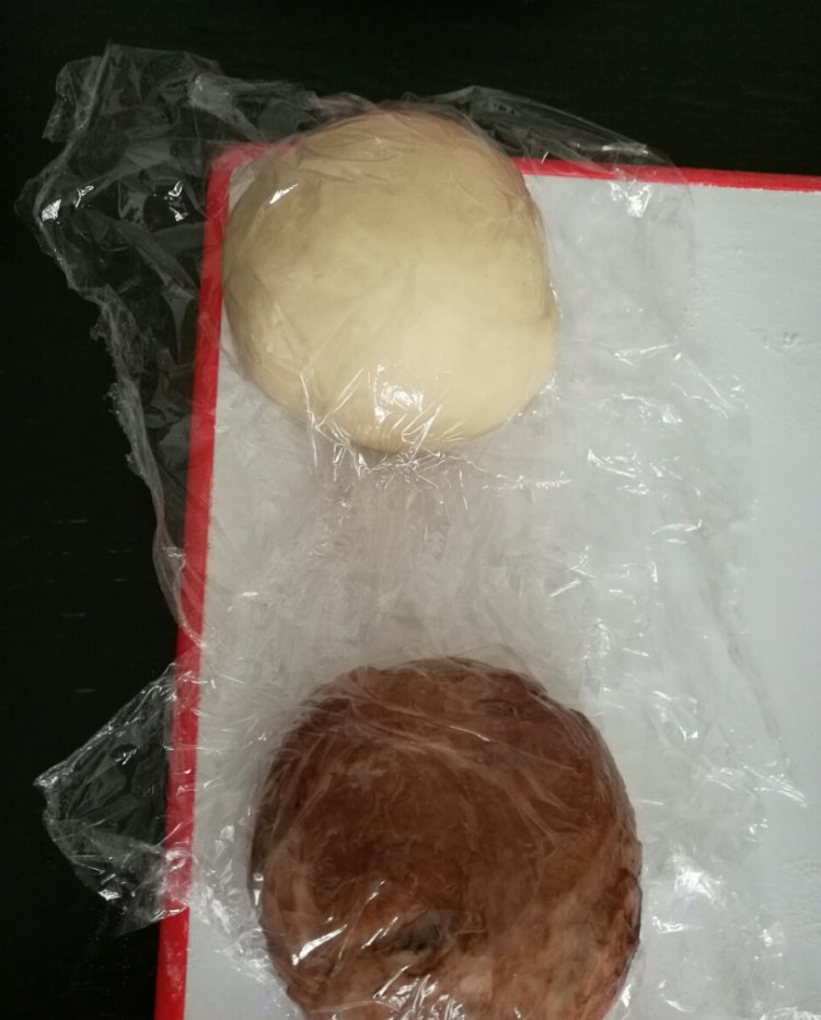 可可双色面包步骤6