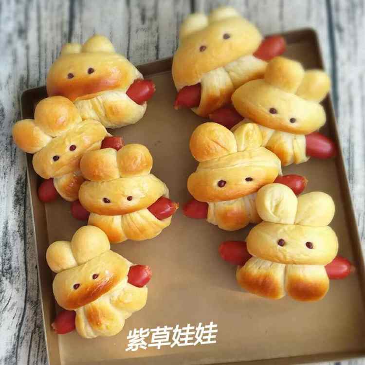 兔兔香肠包步骤12
