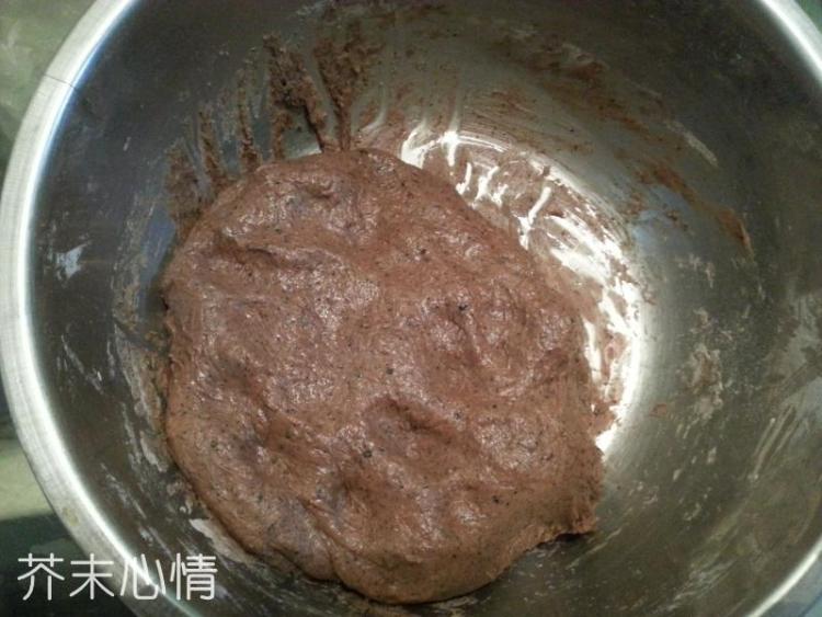 可可黑芝麻麻薯面包步骤4